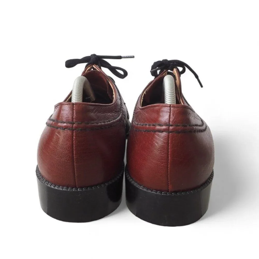 Marke Salamander Vintage Made in West Germany Leather Oxfords Brown‎ Men's 9.5F